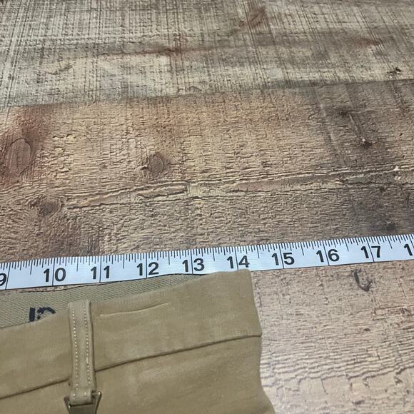 VEQUI Comfort Women's Tan Khaki Equestrian Breeches Knit Riding Pants Sz 30 - Picture 4 of 8